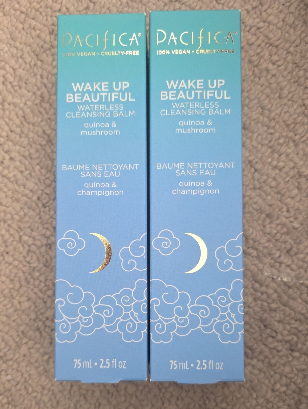 NEW Pacifica Wake Up Beautiful Waterless Cleansing Balm (Bundle of 2)